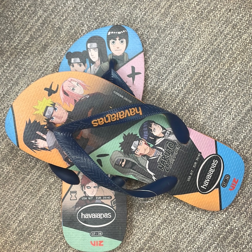Naruto Havaianas size 6/7 (men size)